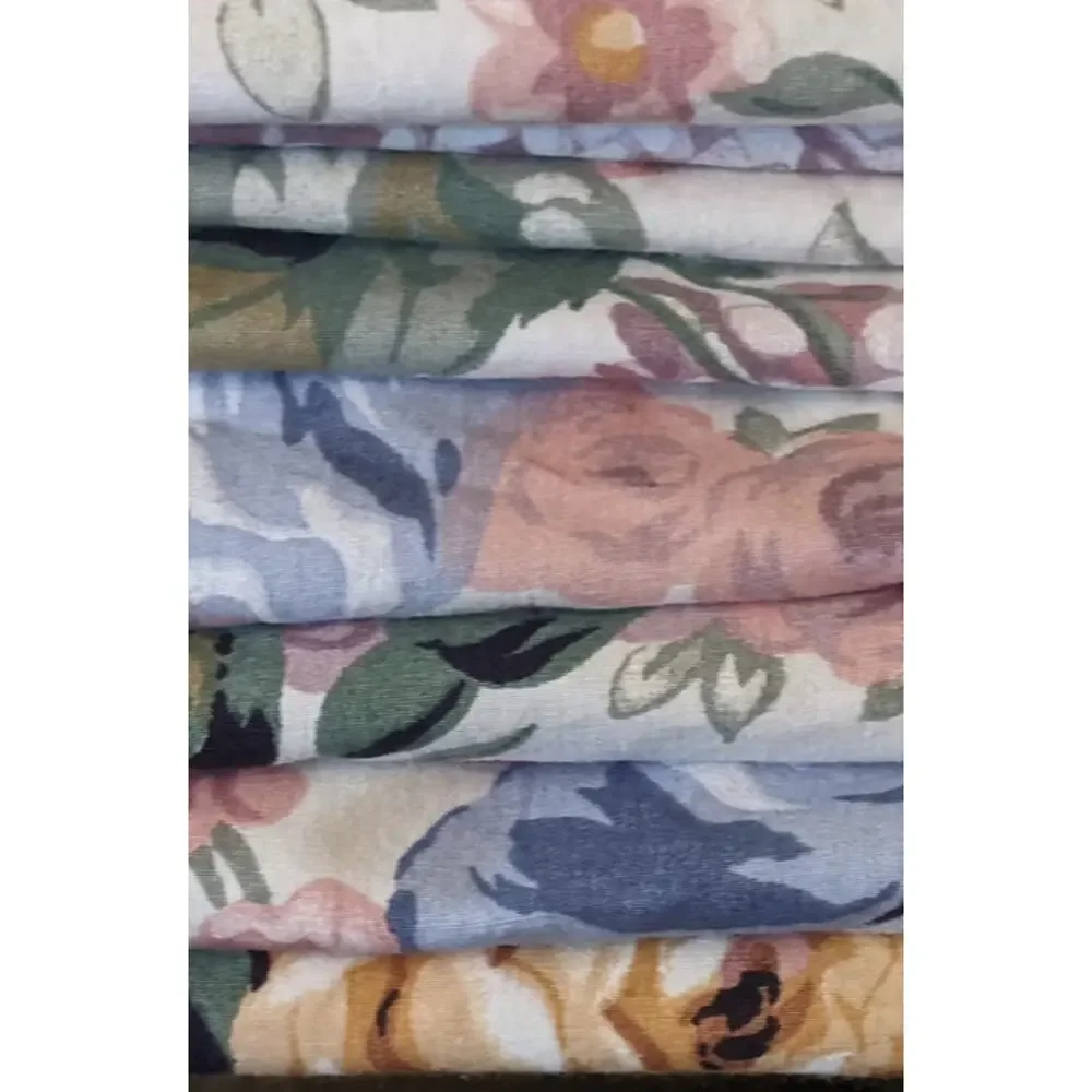 Ralph Lauren Allison Floral Pair Panels Cotton Rod Curtains 84